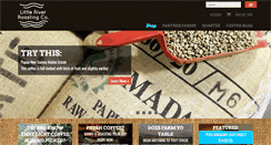 Desktop Screenshot of littleriverroasting.com