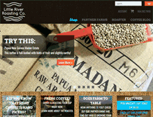 Tablet Screenshot of littleriverroasting.com